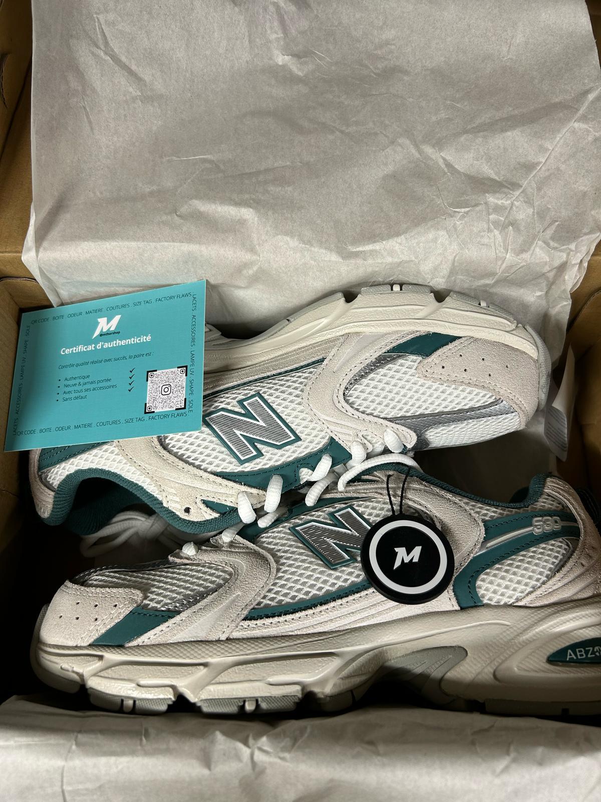 Real New Balance 530 Beige Green