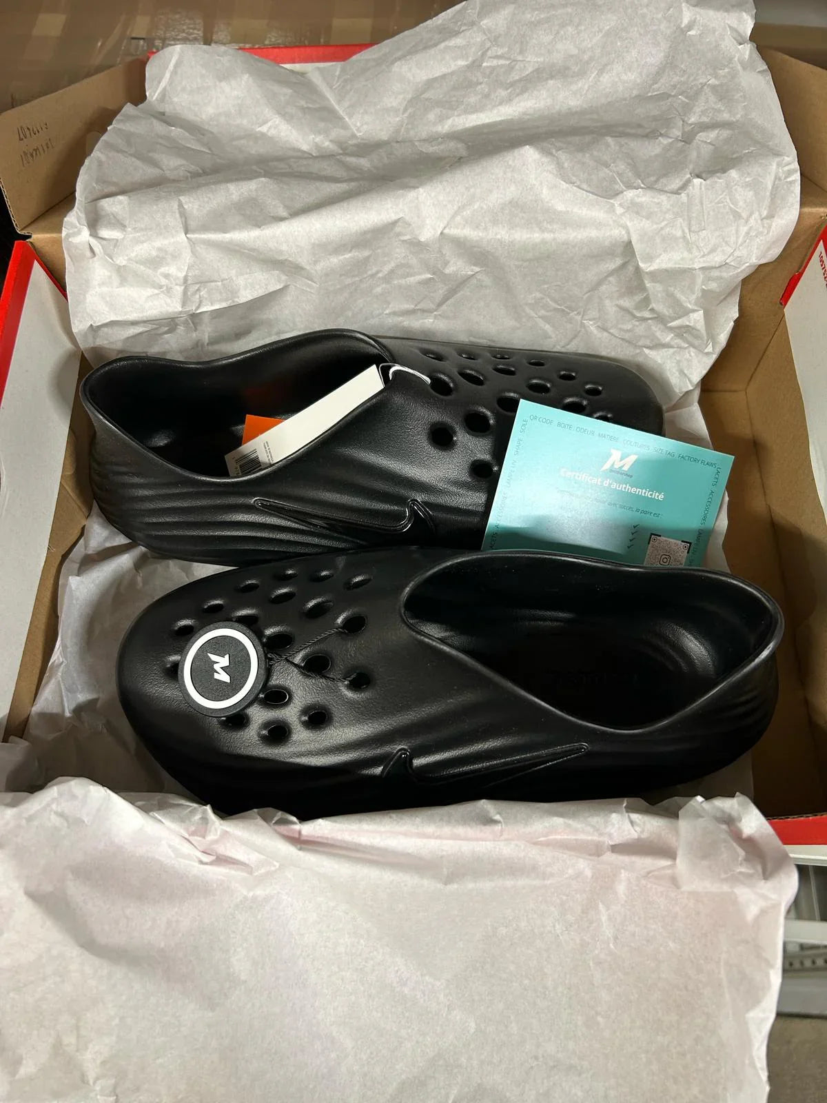 Real Nike ReactX Rejuven8 Triple Black