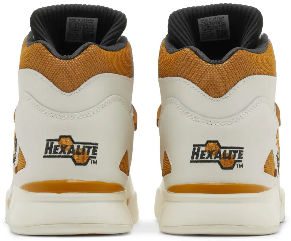 Reebok Pump Omni Zone II Radiant Ochre heel counter