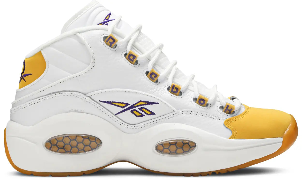 Reebok Question Mid Yellow Toe