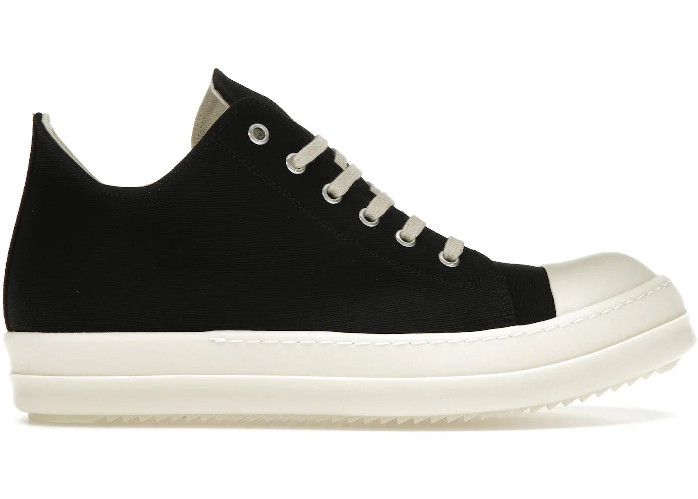 Rick Owens DRKSHDW Lido Low Sneaks Black Milk
