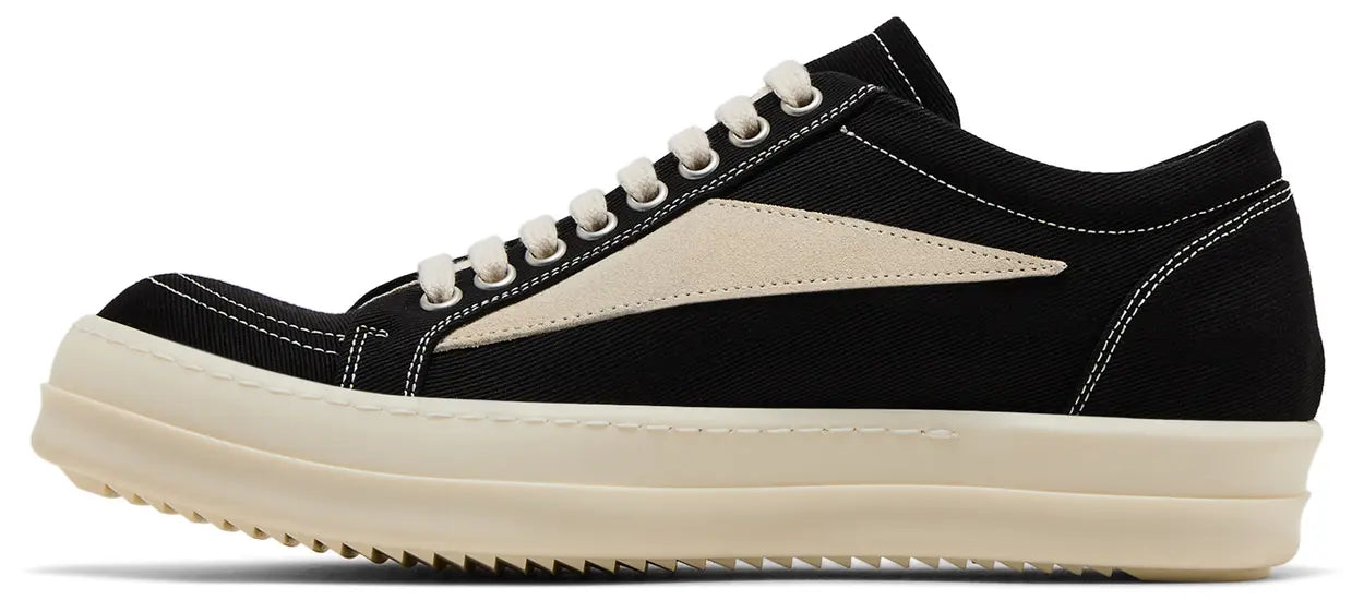 Rick Owens DRKSHDW Vintage Low Black Milk
