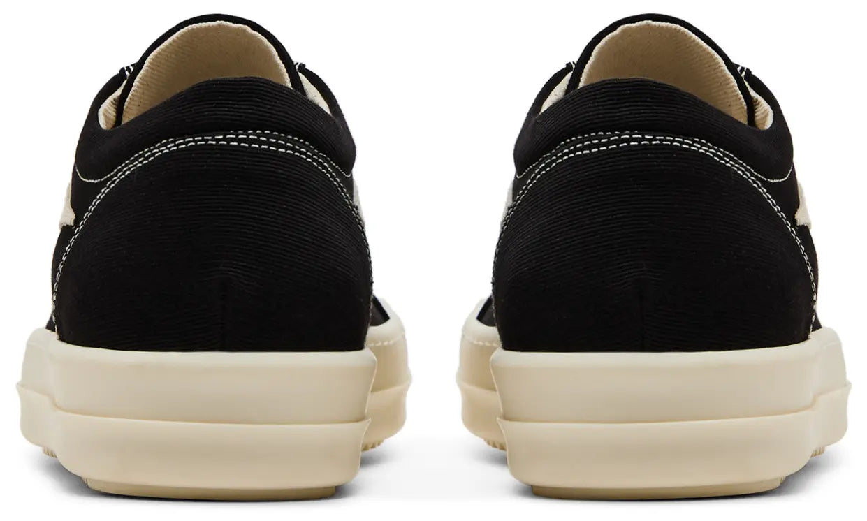 Rick Owens DRKSHDW Vintage Low Black Milk Sole Back