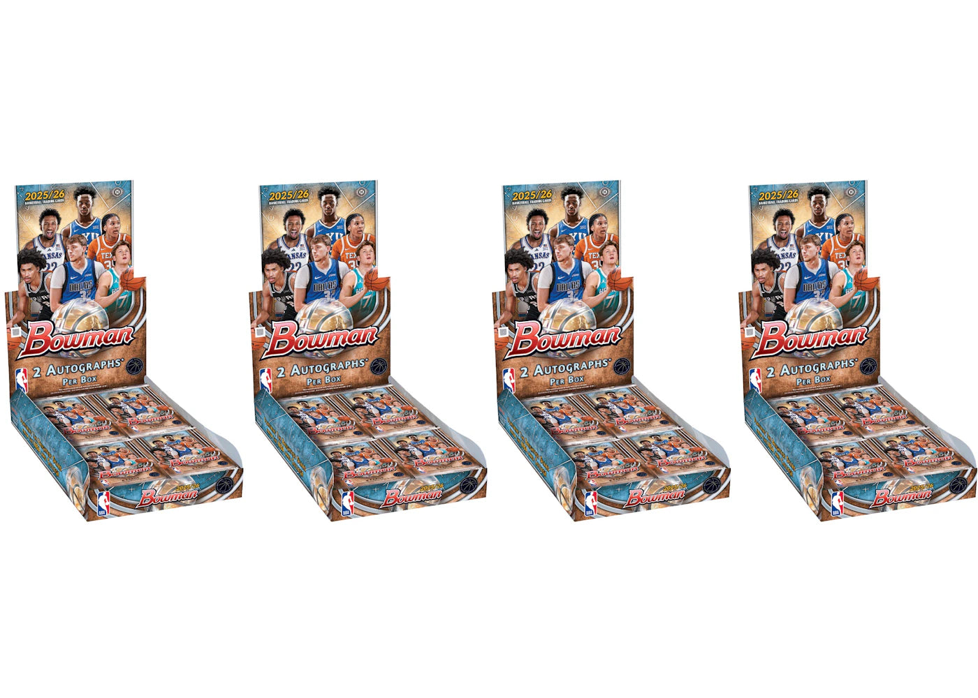 2025/26 Bowman Basketball Hobby Box 4x Lot -1
