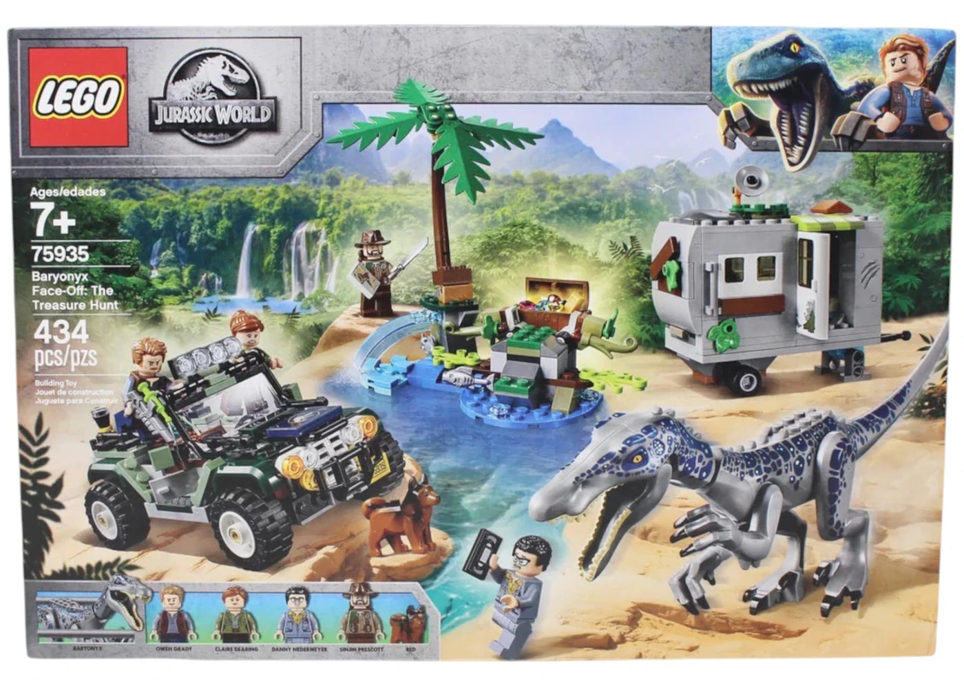 LEGO Jurrasic World Baryonyx Face-Off: The Treasure Hunt Set 75935 -1