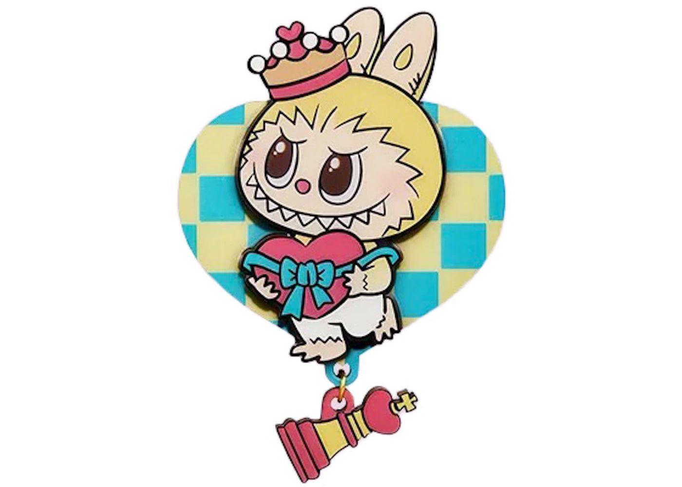 Pop Mart Labubu The Monsters Let's Checkmate Series Bond (Secret Edition) Fridge Magnet -1