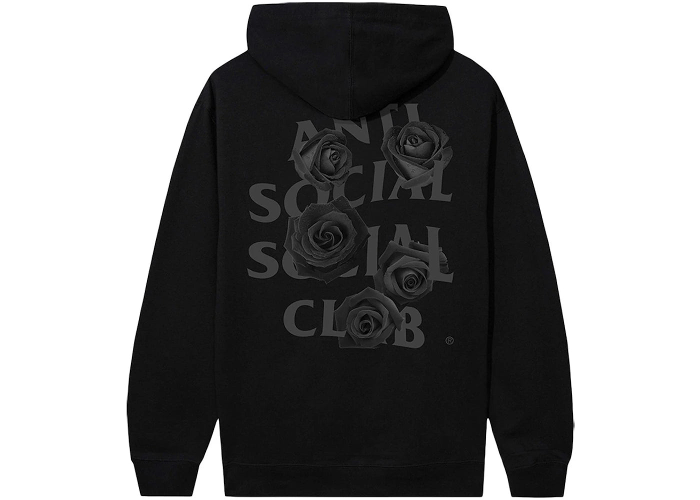 Anti Social Social Club Bat Emoji F&F Hoodie Royal/Black -1