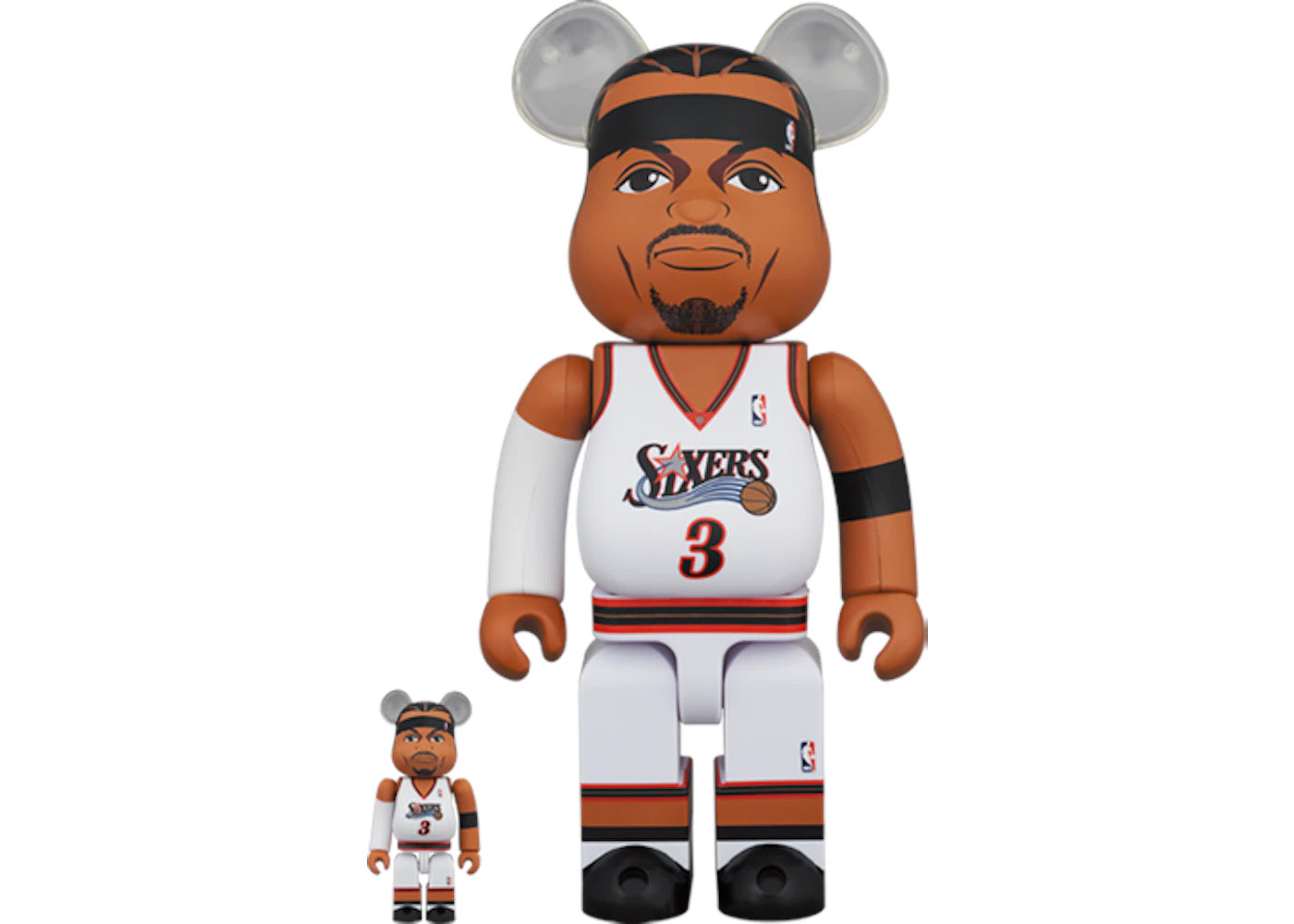 Bearbrick Allen Iverson (Philadelphia 76ers) 100% & 400% Set -1