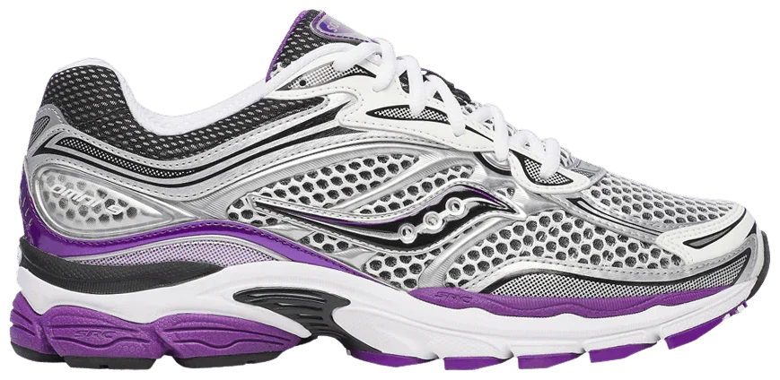 Saucony ProGrid Omni 9 White Black Silver Purple-1