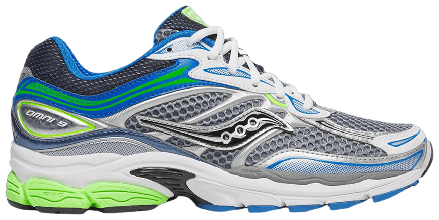Saucony ProGrid Omni 9 Grey Slime Blue-1