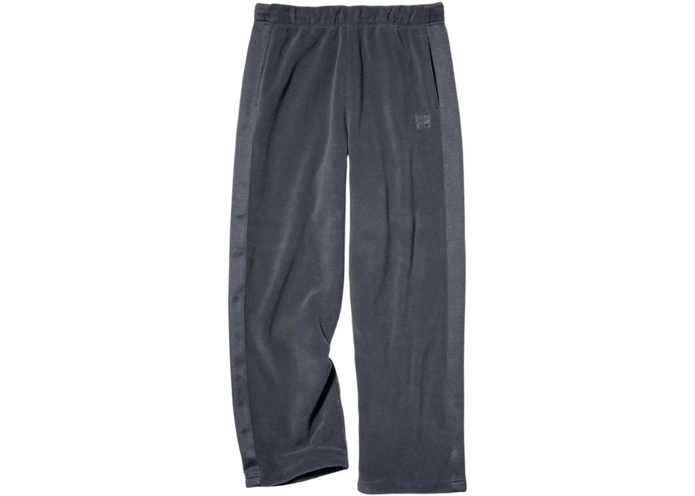 Uniqlo x Needles Fleece Wide Pants Dark Grey -1