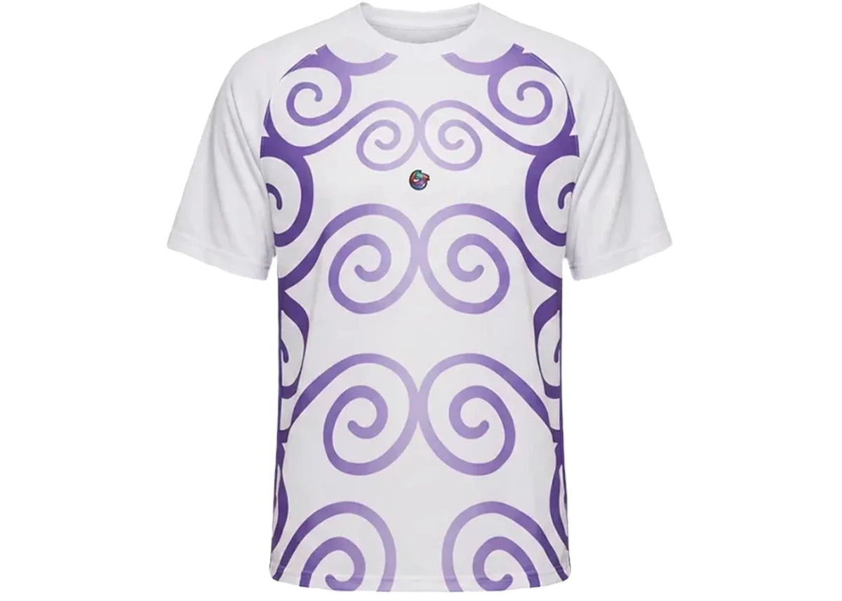 Nike x One Piece NRG S/S Jersey White/Purple Venom/Atomic Green -1