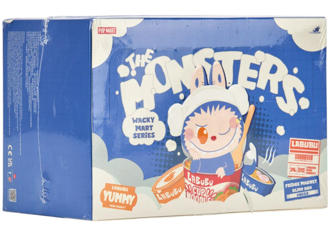 Pop Mart Labubu The Monsters Wacky Mart Series Fridge Magnet Sealed Case (6 Blind Box)-1