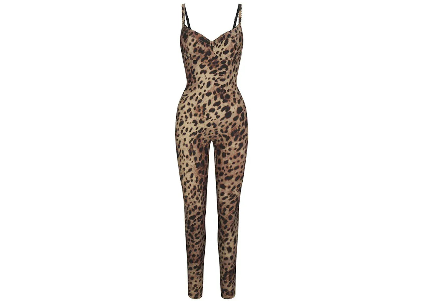 SKIMS x Dolce&Gabbana Skims Body Catsuit Leopard
