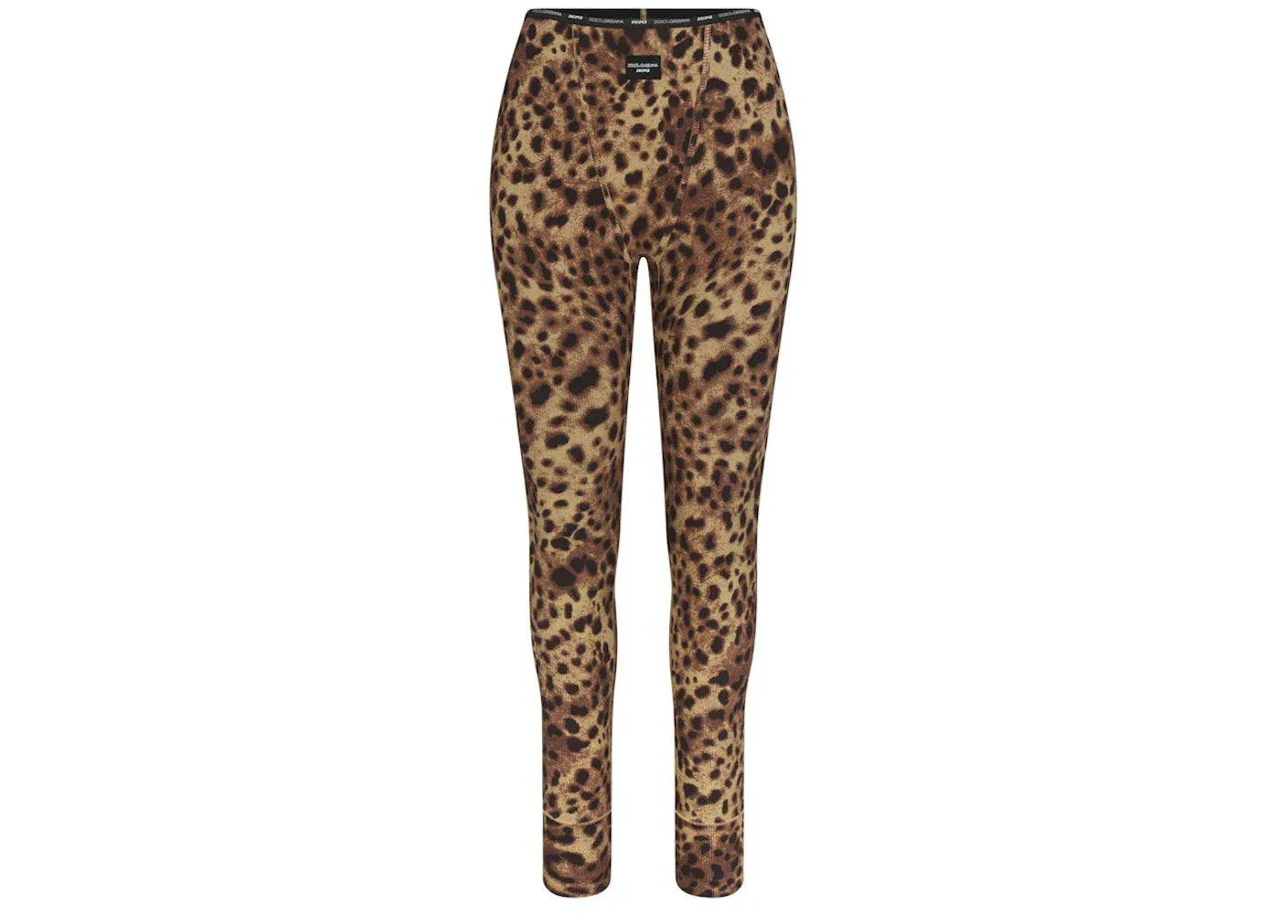 SKIMS x Dolce&Gabbana Cotton Rib Legging Leopard