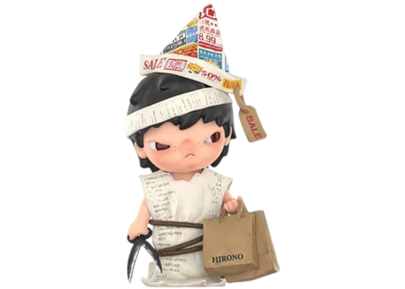 Pop Mart Hirono Tamed Wildgrass Series Figures Live Under Receipts Figure -1