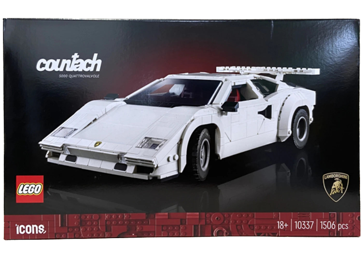LEGO Icons Lamborghini Countach 5000 Quattrovalvole Set 10337 -1