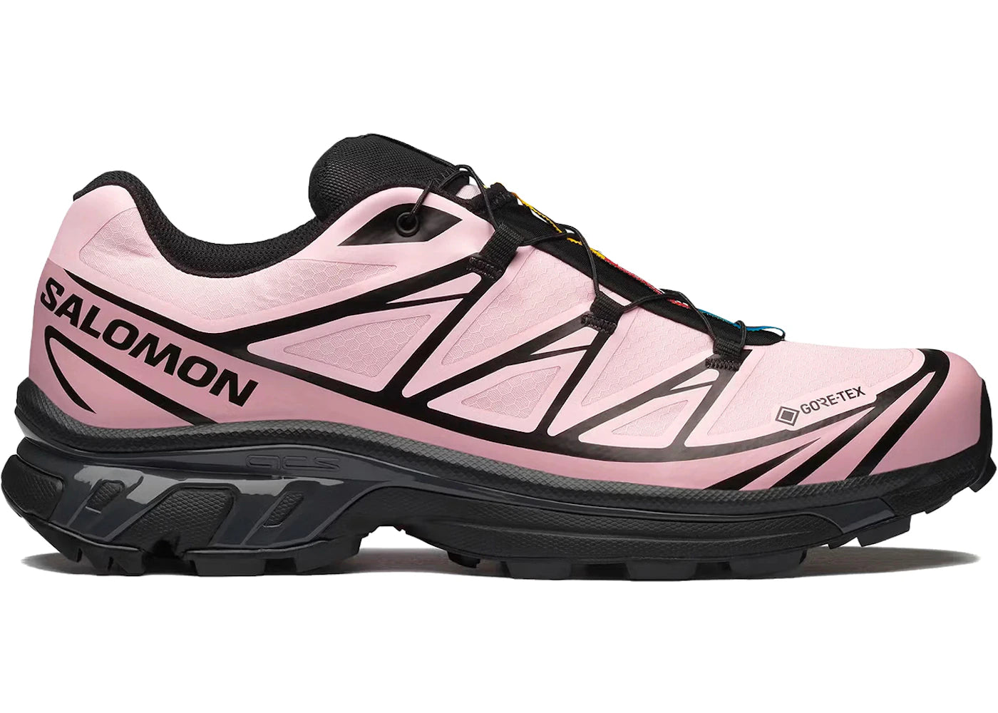 Salomon XT-6 Gore-Tex Black Icy Pink Dawn Pink -1