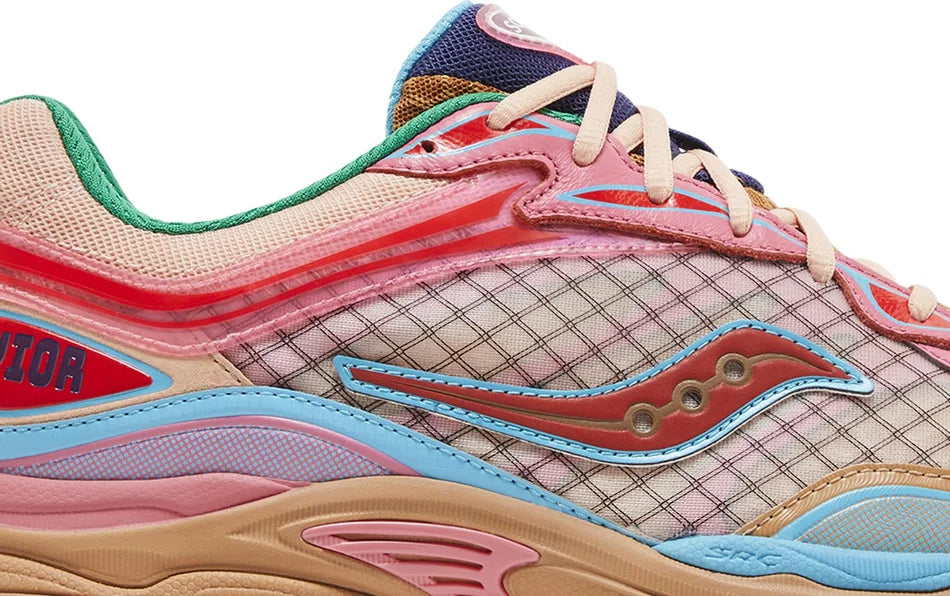 Saucony ProGrid Omni 9 Jae Tips To Do List Tan Close-up