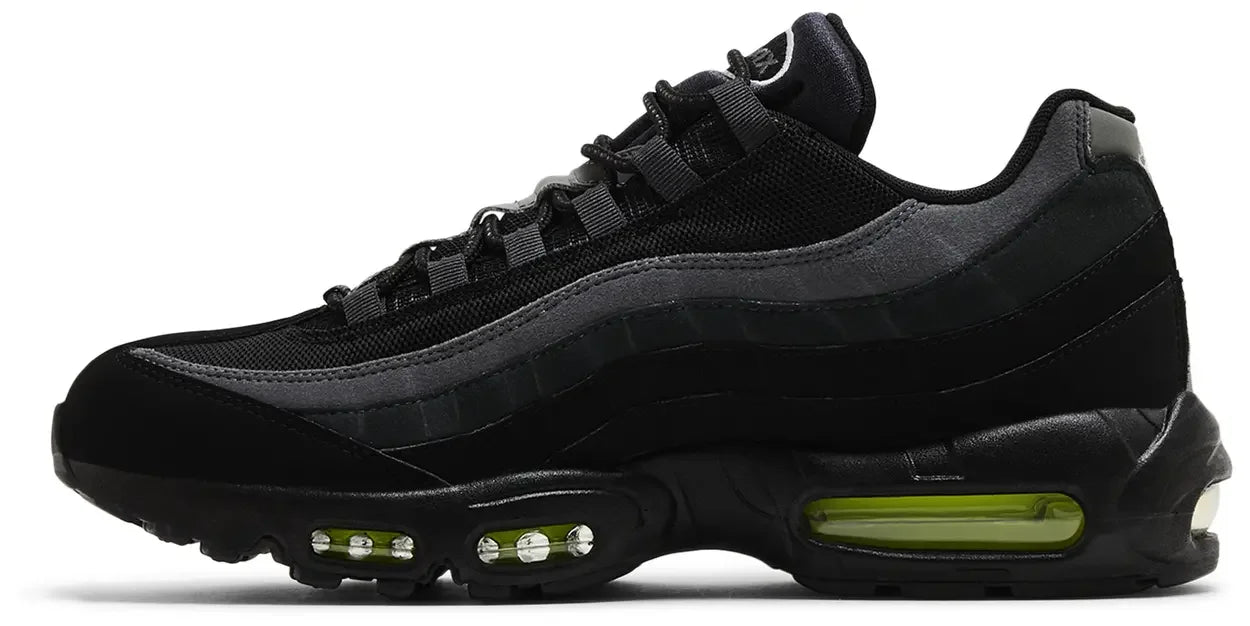 Nike Air Max 95 Retro Logo Black Grey Volt