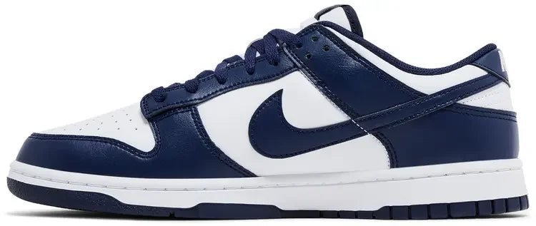 Nike Dunk Low White Midnight Navy