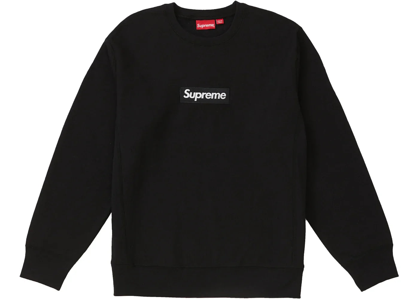Supreme Box Logo Crewneck (FW18) Black -1