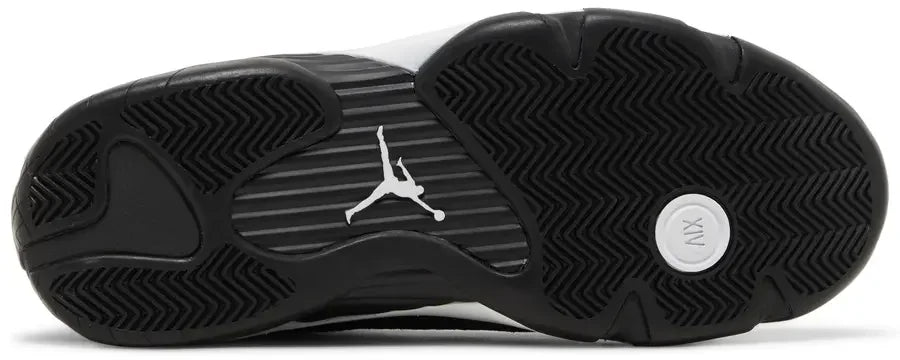 Sole Jordan 14 Retro Black White