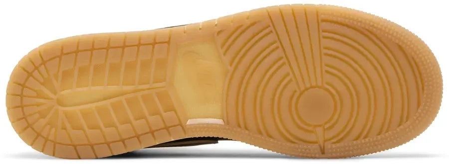 Sole Jordan 1 Retro High OG Black Metallic Gold (GS)