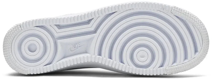 Sole Nike Air Force 1 Flyknit 2 White Pure Platinum