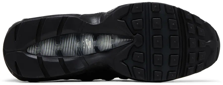 Sole Nike Air Max 95 Black Silver