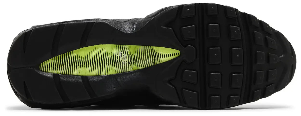 Nike Air Max 95 Retro Logo Black Grey Volt