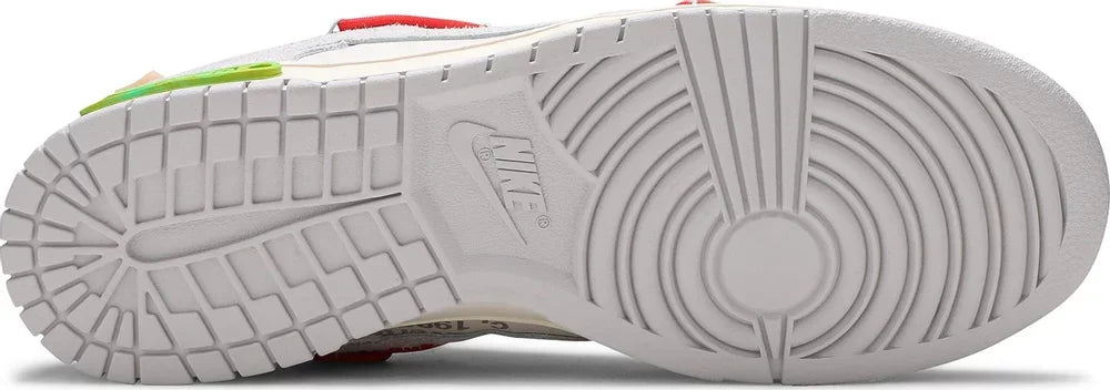 Sole Nike Dunk Low Off-White Lot 13