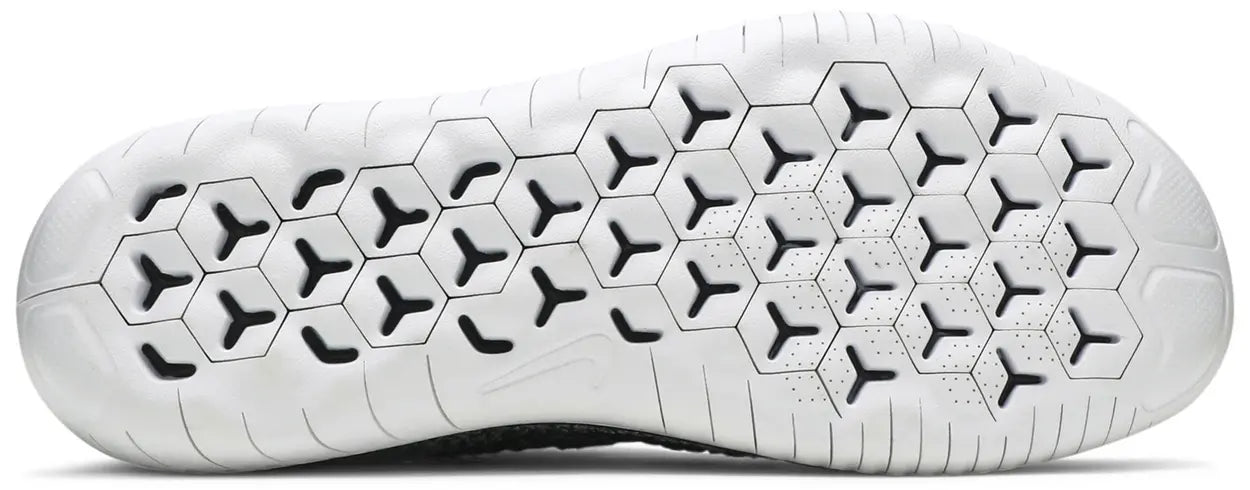 Nike Free RN Flyknit 2018 Black White Ombre