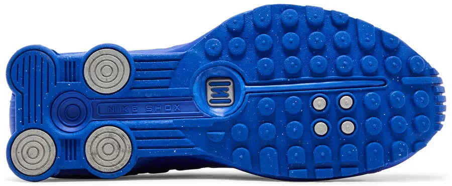 Sole Nike Shox R4 Racer Blue Metallic Silver (W)
