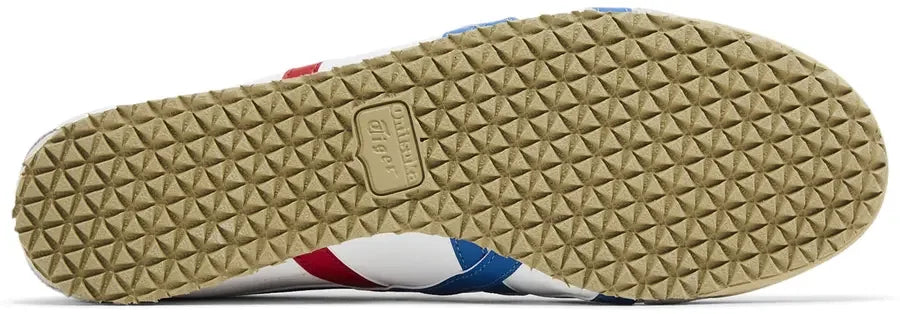 Sole Onitsuka Tiger Mexico 66 White Blue Red