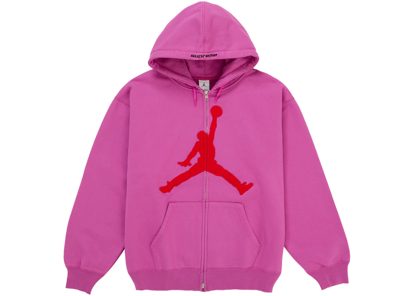 Supreme Jordan Hooded Sweatshirt (SS26) Pink -1