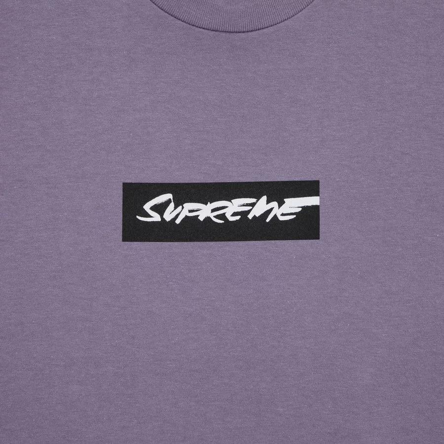 Supreme Futura Box Logo Tee Dusty Purple