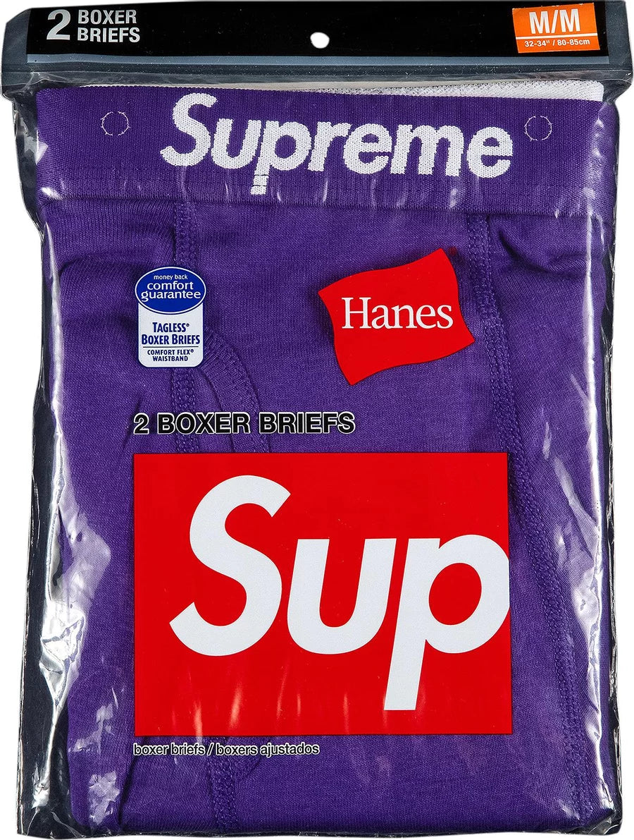 下着・アンダーウェア Supreme Hanes Boxer Briefs purple 下着・アンダーウェア Supreme Hanes Boxer Briefs purple 100
