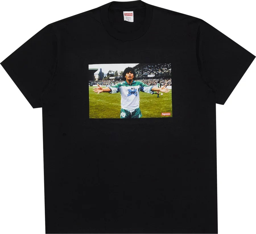 Supreme Maradona Tee Black Supreme Maradona Tee Black