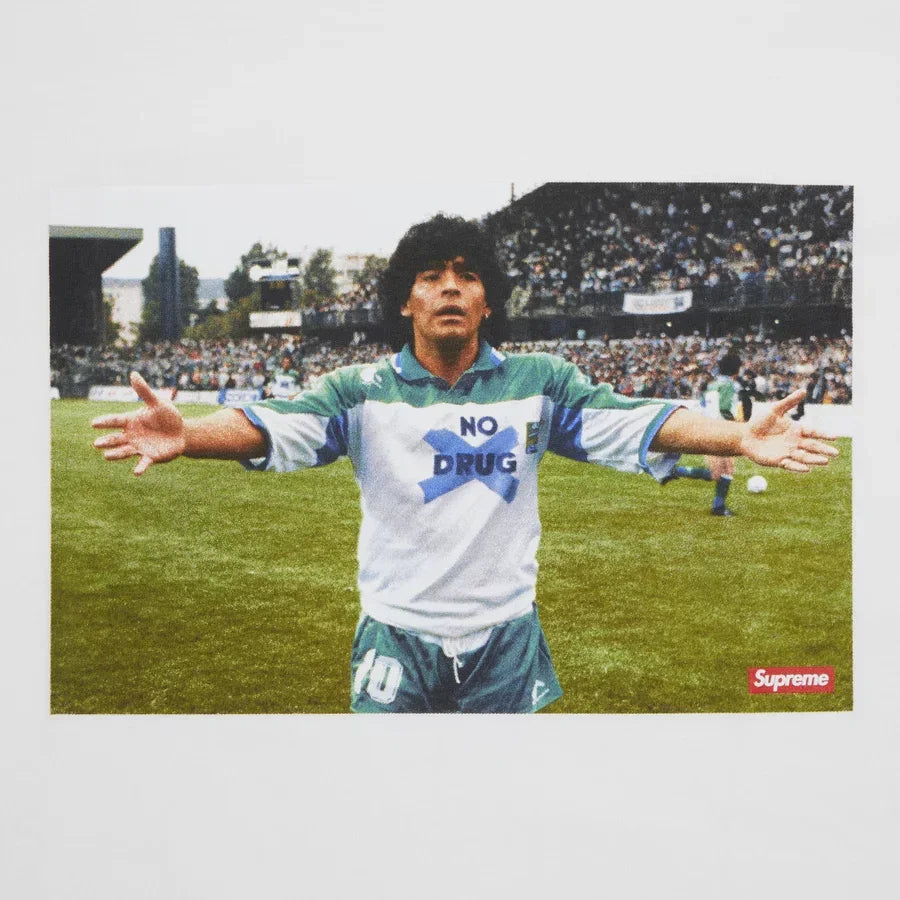 Supreme Maradona Tee White