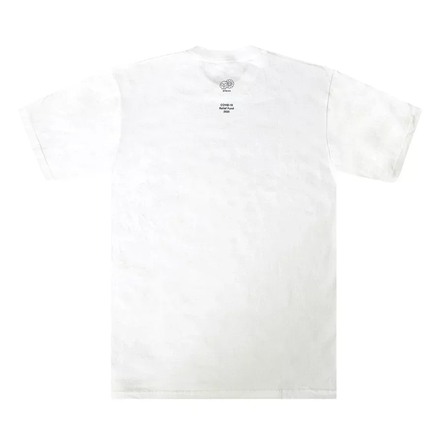 Supreme Takashi Murakami COVID-19 Relief Box Logo Tee White