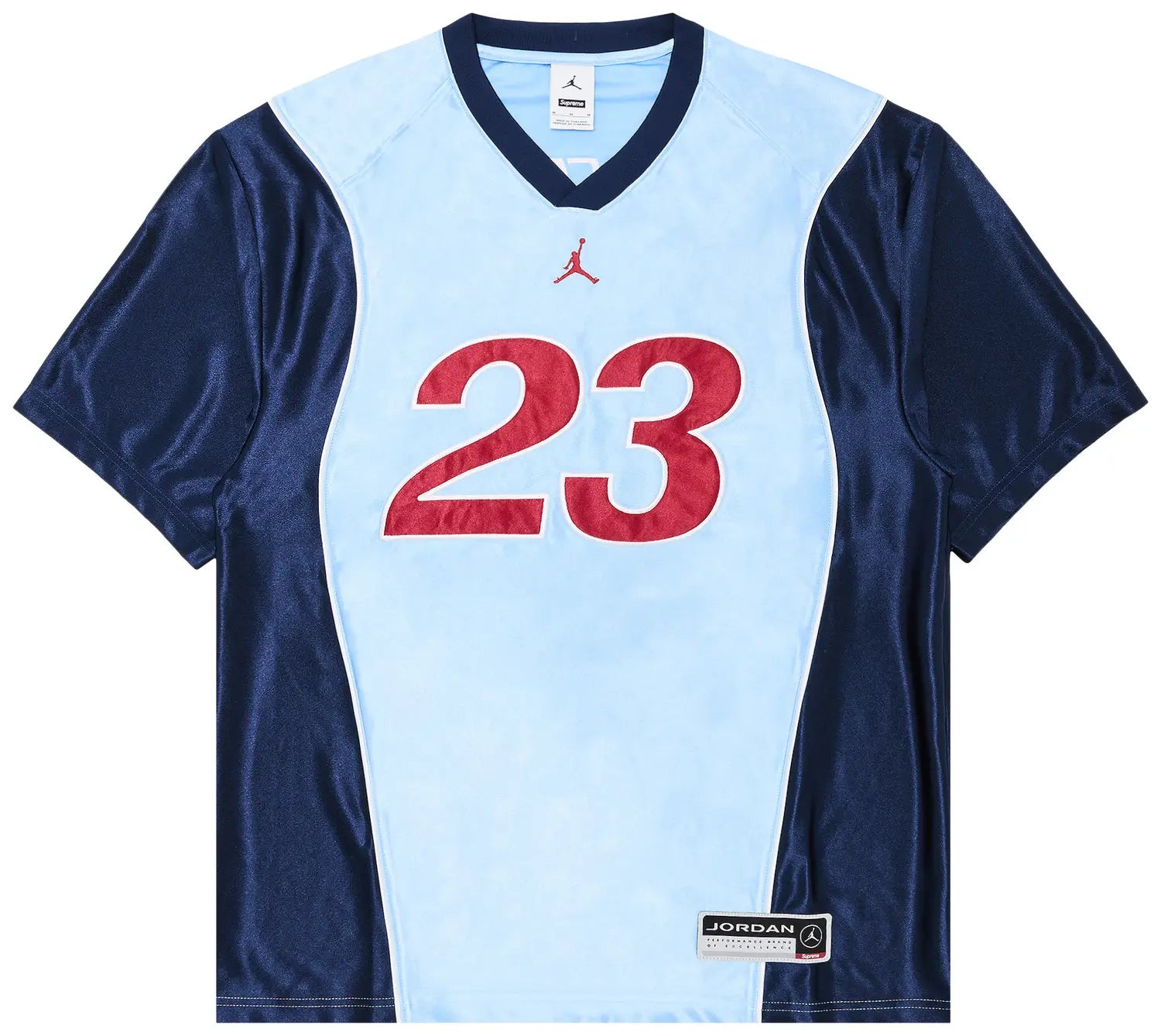 Supreme Jordan Warm Up Jersey Light Blue