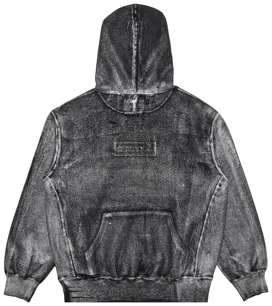 Supreme MM6 Maison Margiela Foil Box Logo Hooded Sweatshirt Black