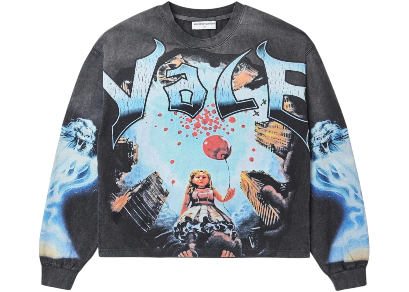 Vale Forever Red Balloon Long-Sleeve Tee Black -1