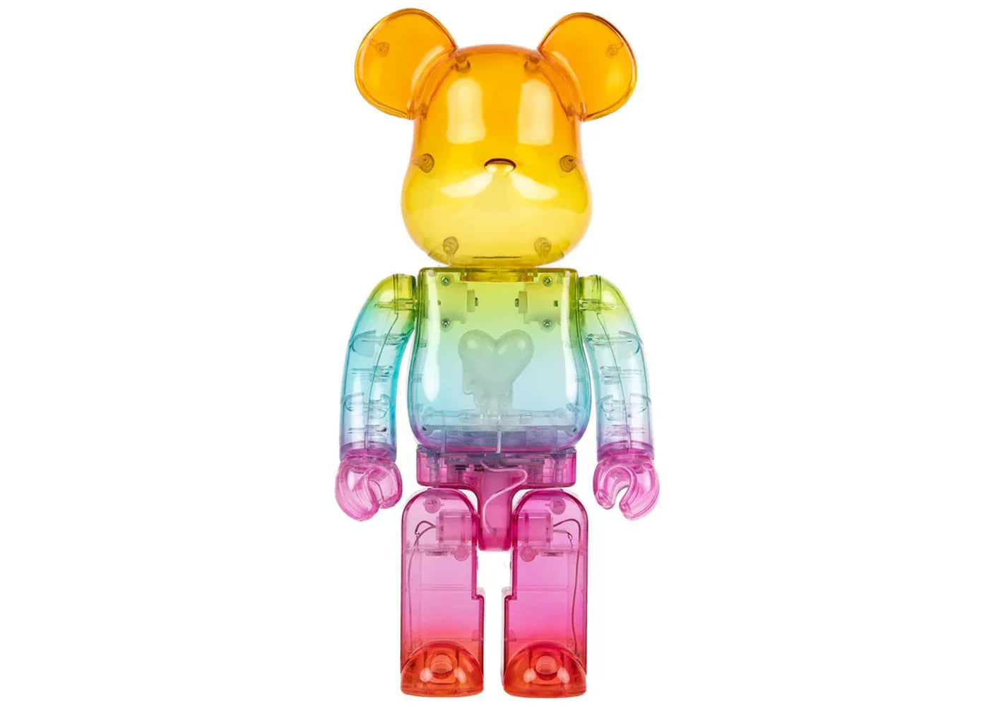 Bearbrick x Emotionally Unavailable Gradient Heart 1000% Multi-1