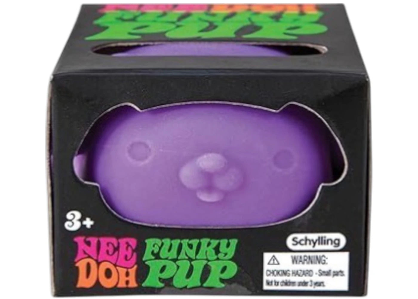 NeeDoh Funky Pup Squishy Fidget Toy Purple -1