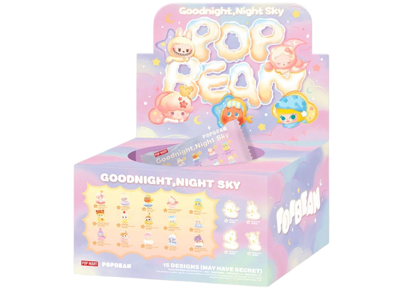 Pop Mart POP BEAN Goodnight,Night Sky Series Sealed Case (30 Blind Bags) -1