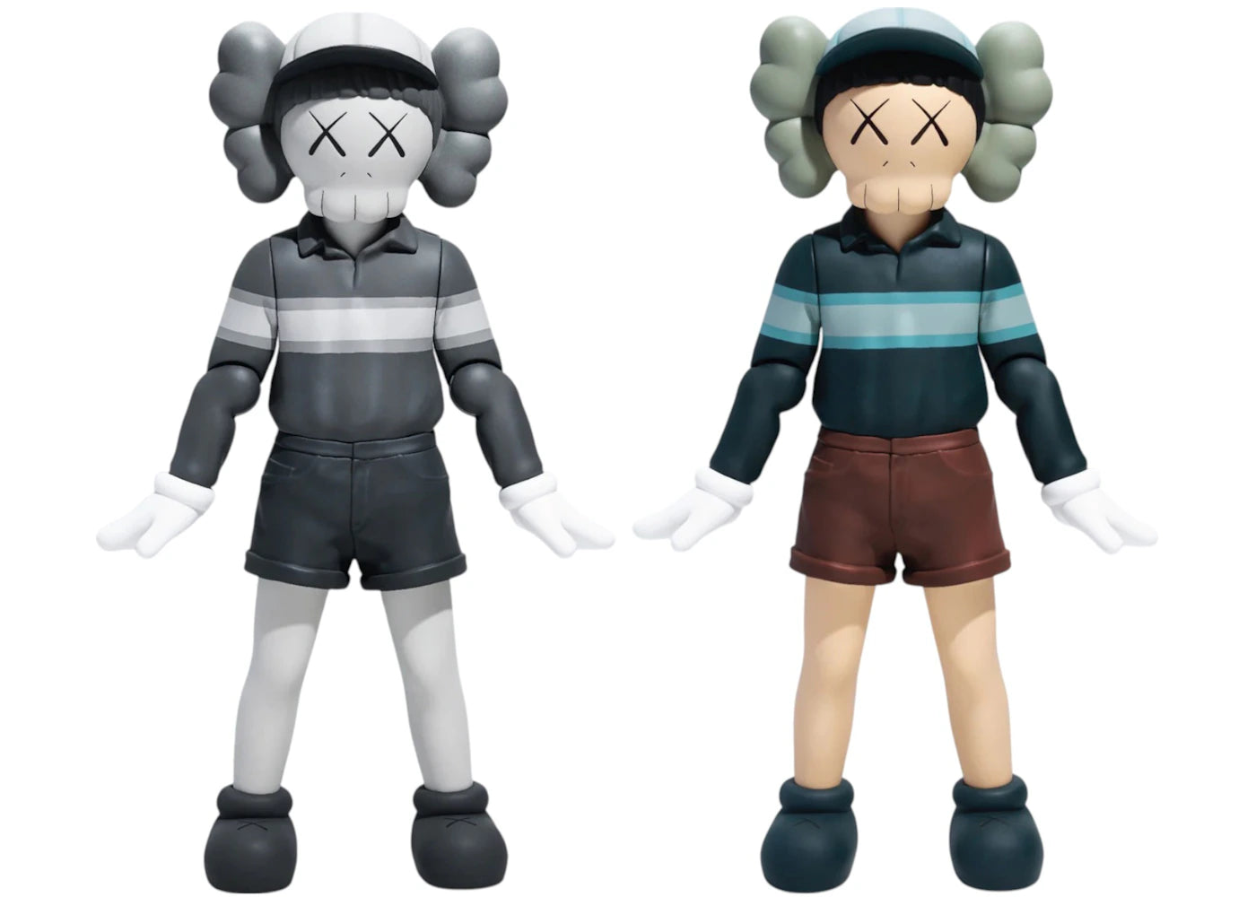 KAWS Chul-Su Vinyl Figure Set of 2 Coloured/Monotone -1