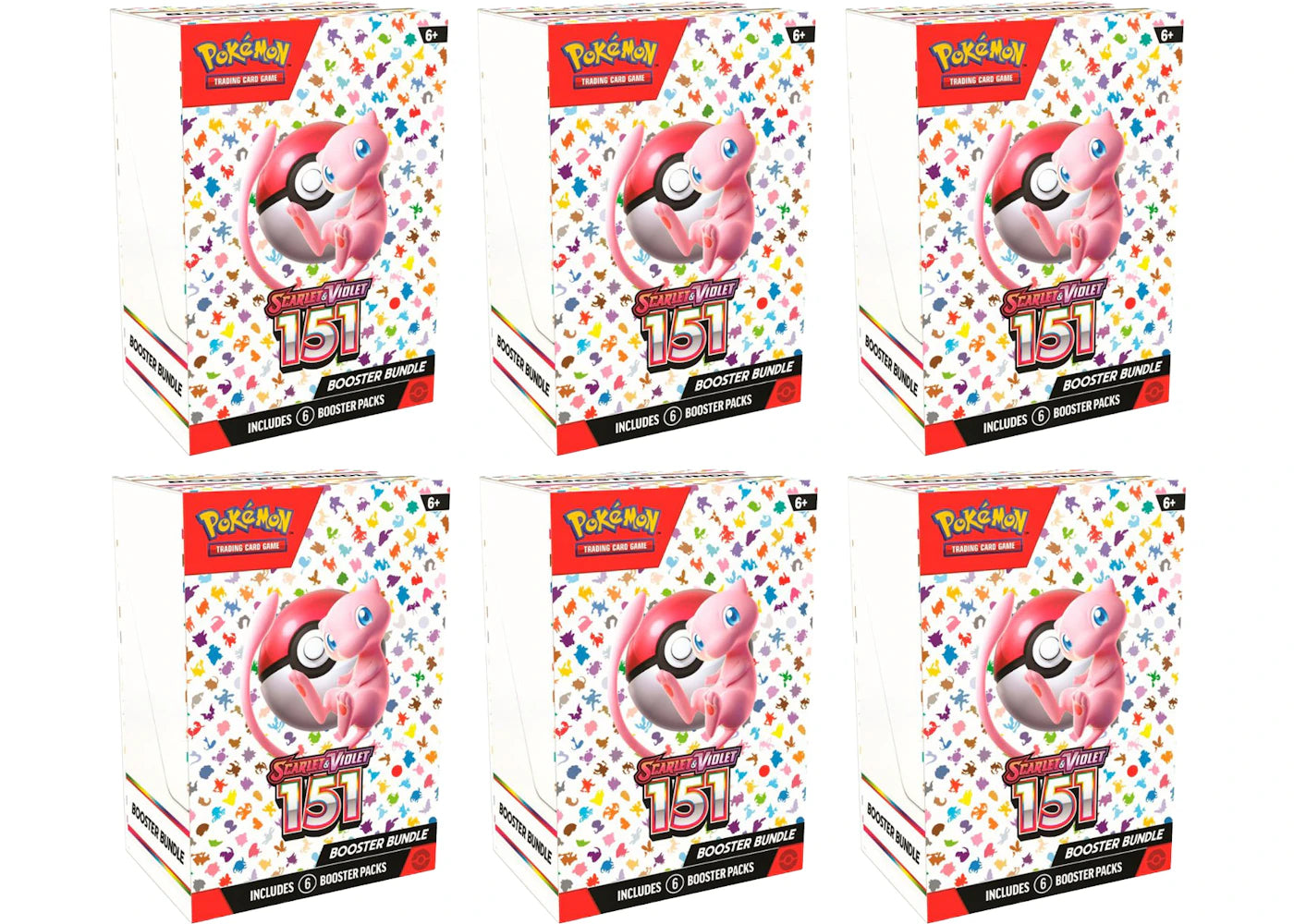 Pokémon TCG Scarlet & Violet 151 6pk Booster Bundle 6x Lot -1