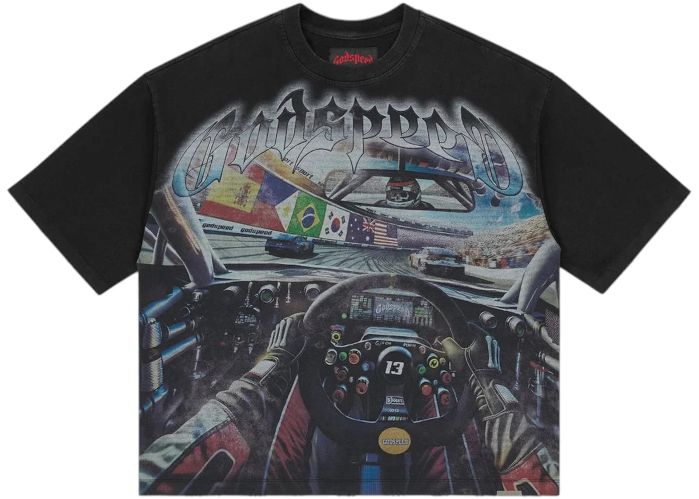 Godspeed Drivers Seat Tee Black -1